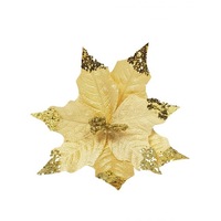 Decoratiune brad, Craciunita artificiala, Auriu, Ø 30cm