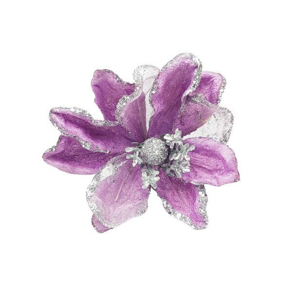 Decoratiune brad, Craciunita artificiala, Mov-Lila, Ø 22cm