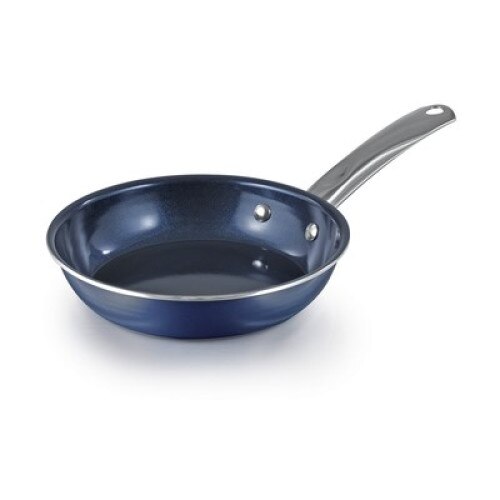 Tigaie din aluminiu, Bratoni Diamant, Albastru, 20 cm