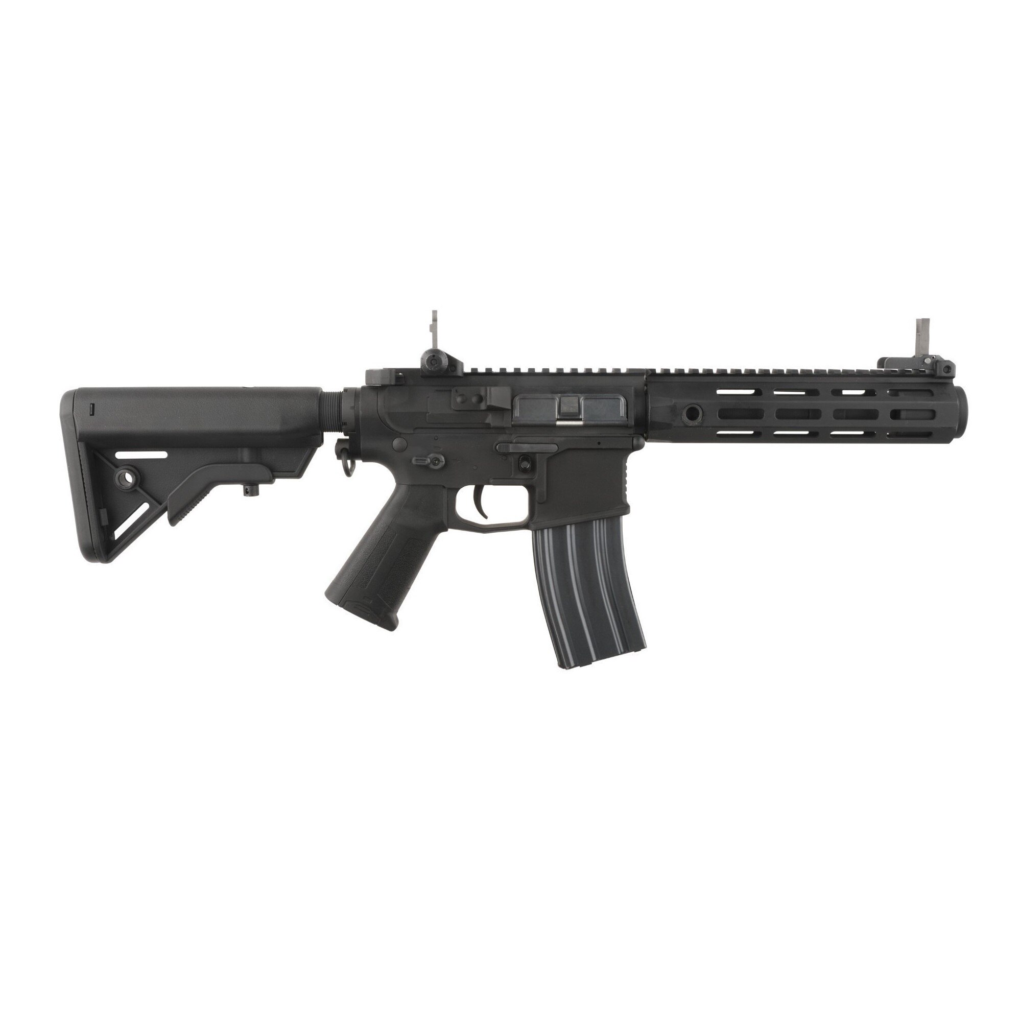 Pusca de Asalt Airsoft, E&L, ELAR MUR, Custom SBR (Platinum Version), 1.4J, Negru