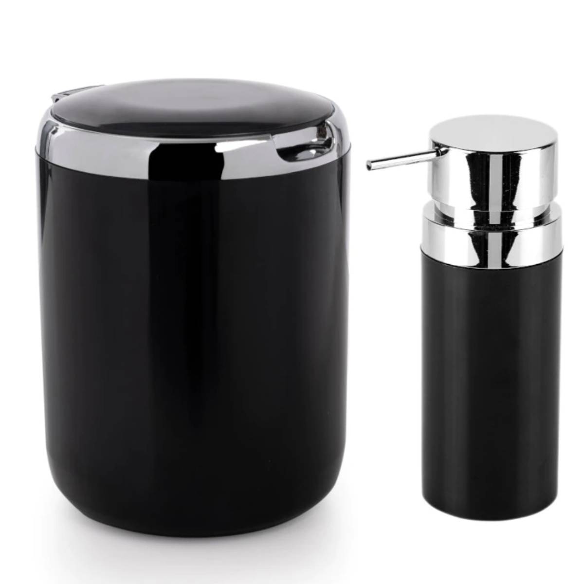 Set Accesorii de intretinere si curatenie bucatarie, Negru, 2 piese