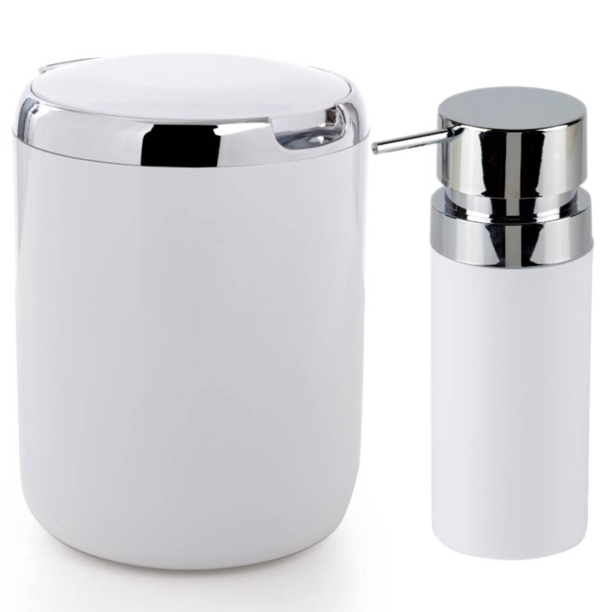 Set Accesorii de intretinere si curatenie bucatarie, Alb, 2 piese