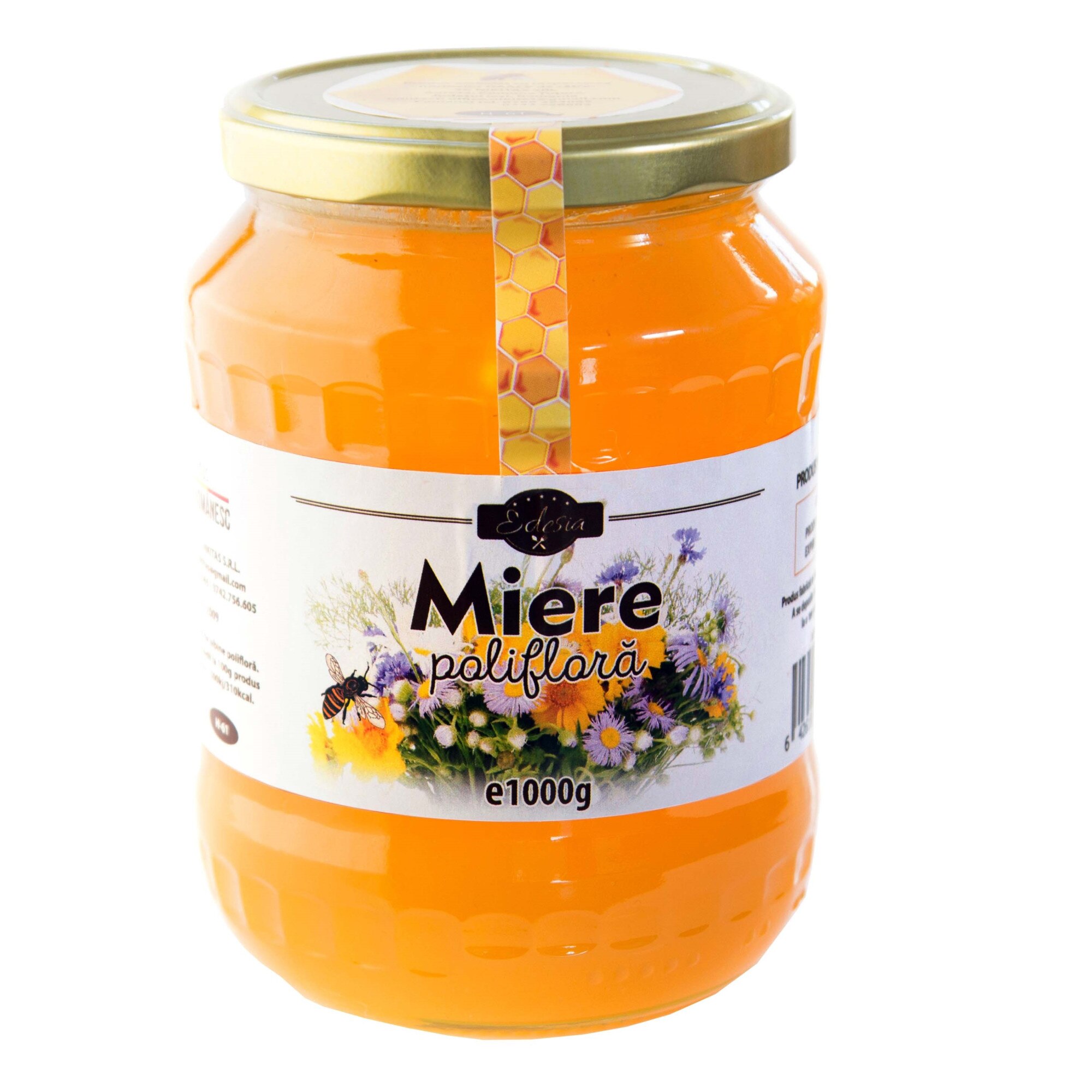 Miere Poliflora, Edesia, borcan 980 g