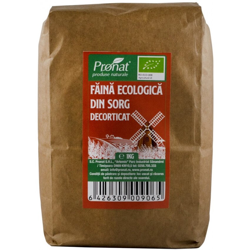 Faina bio din sorg decorticat Pronat 1Kg