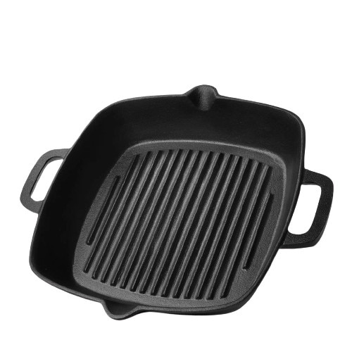 Tigaie grill Fissman,26x5cm,negru,fonta
