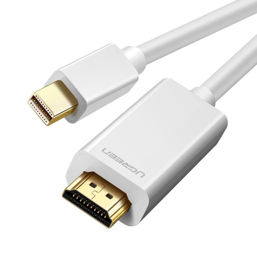 Cablu HDMI UGREEN, 2m, Alb, Mini DisplayPort