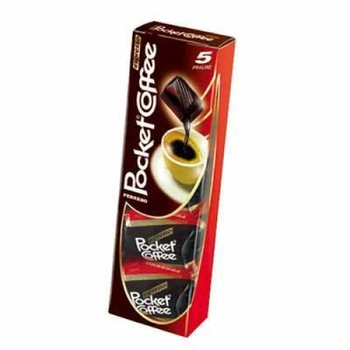 Pachet 6xCiocolata cu Cafea Pocket Coffee T5, 62.5 gr Pachet 6xCiocolata cu Cafea Pocket Coffee T5, 62.5 gr