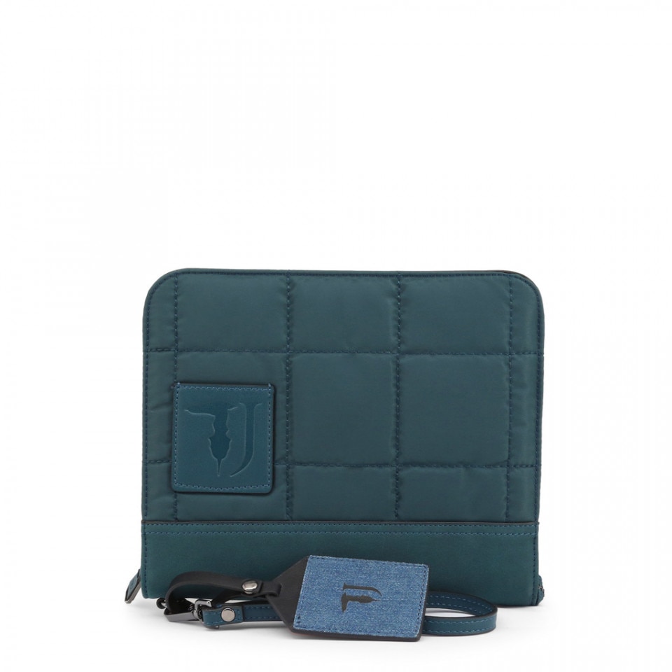 Geanta de mana, dama, Trussardi, TICINESE_71B00105-99G270, Albastru