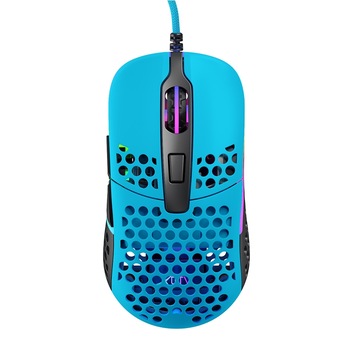 Mouse Gaming Xtrfy M42 Miami Blue RGB, Albastru Mouse Gaming Xtrfy M42 Miami Blue RGB, Albastru