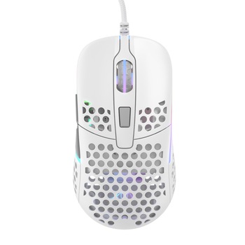 Mouse Gaming Xtrfy M42 White RGB, Alb Mouse Gaming Xtrfy M42 White RGB, Alb