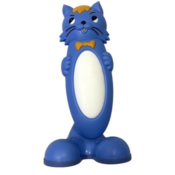 Veioza pentru camera copilului, Kitty Blue, albastra, max 11 W, 350 lm, G23 Veioza pentru camera copilului, Kitty Blue, albastra, max 11 W, 350 lm, G23