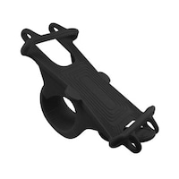 Suport Telefon 4.0 - 7.0inch, Prindere Ghidon Bicicleta, Silicon, Negru