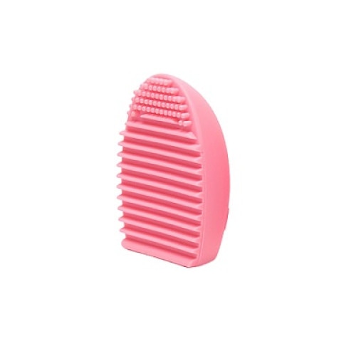 Accesoriu pentru curatare pensule makeup, London Pride, Silicon, Roz