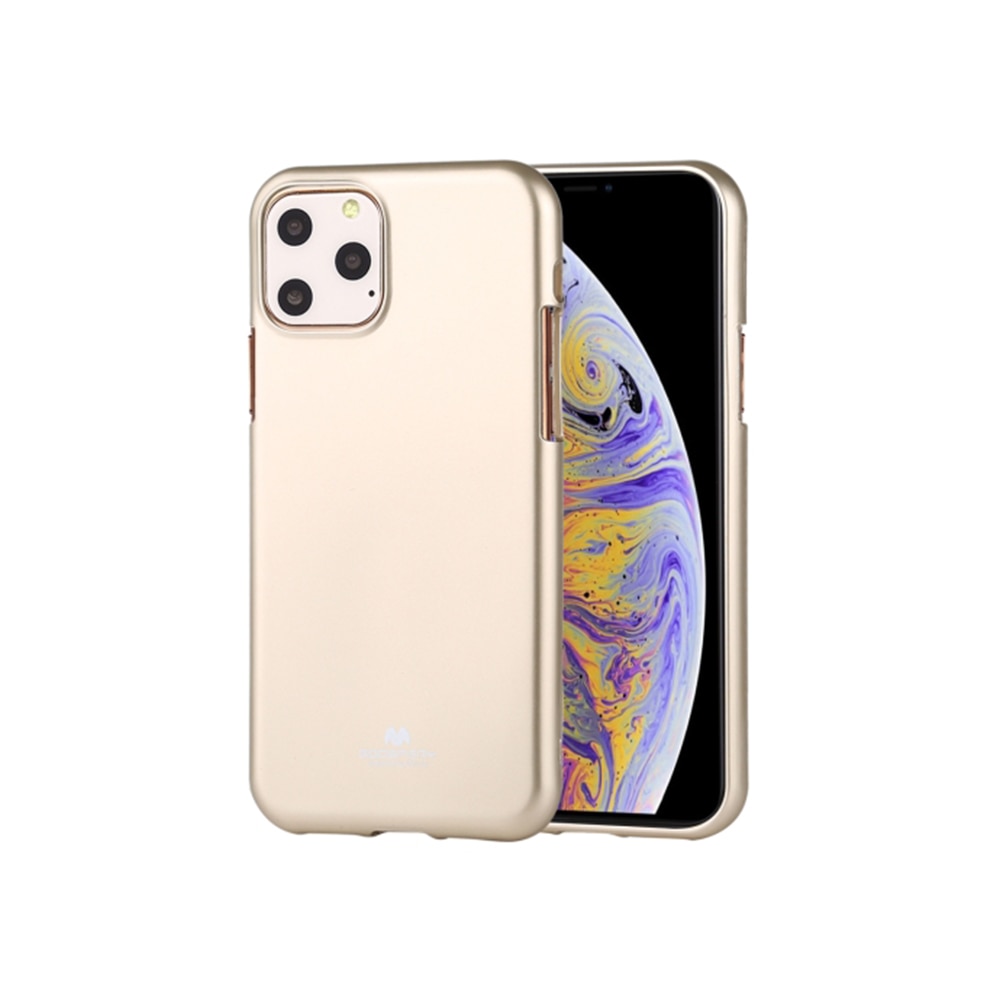 Husa de protectie Originala Goospery Premium din silicon TPU HighQuality Perfect Fit Slim pentru iPhone 11 Pro Max, Gold
