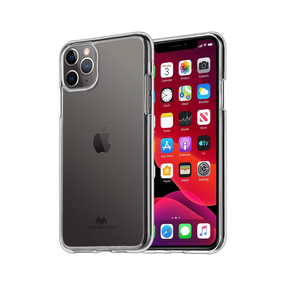 Husa de protectie Originala Goospery Premium din silicon TPU HighQuality Perfect Fit Slim pentru iPhone 11 Pro Max, Transparenta