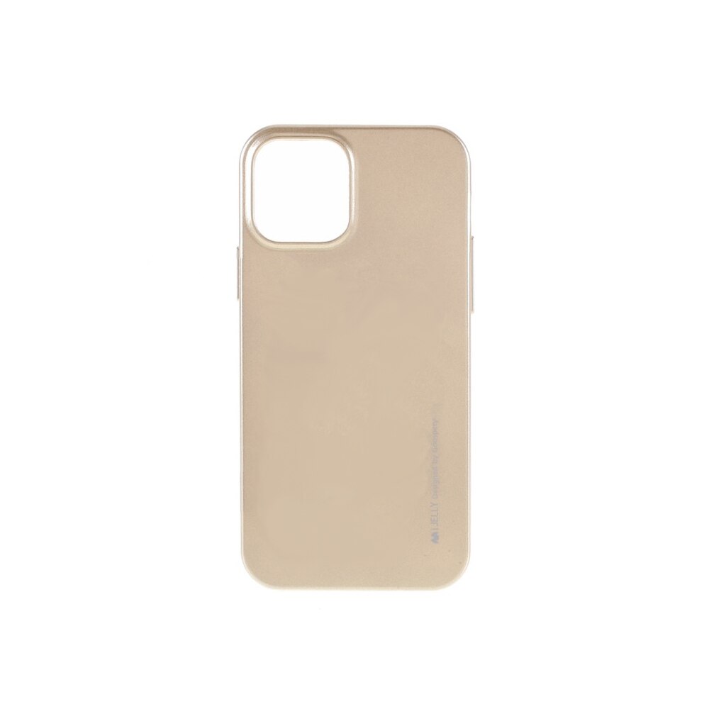 Husa de protectie Originala Goospery Premium din silicon TPU HighQuality Perfect Fit Slim pentru iPhone 12 Mini, Gold