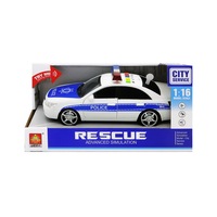 masina de politie albastra cu frictiune sunete si lumini scara 1 la16 - wenyi alb albastru imagen 37_0_
0