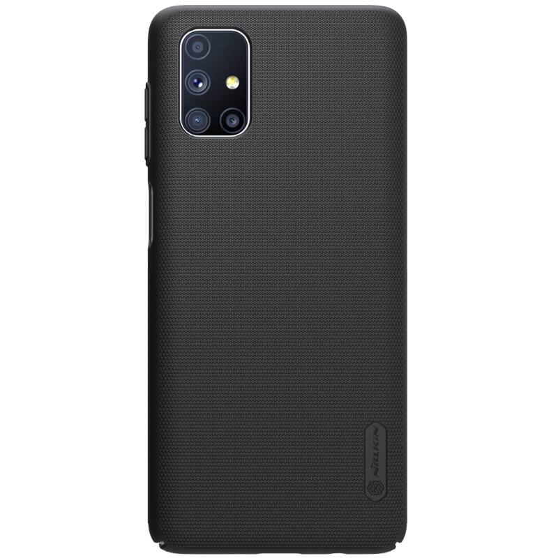 Husa protectie spate din plastic texturat negru, pentru Samsung Galaxy M51- Nillkin Frosted Shield