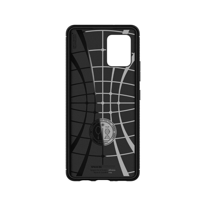 Husa Premium Spigen Rugged Armor Compatibila Cu Samsung Galaxy A42 5g, Negru