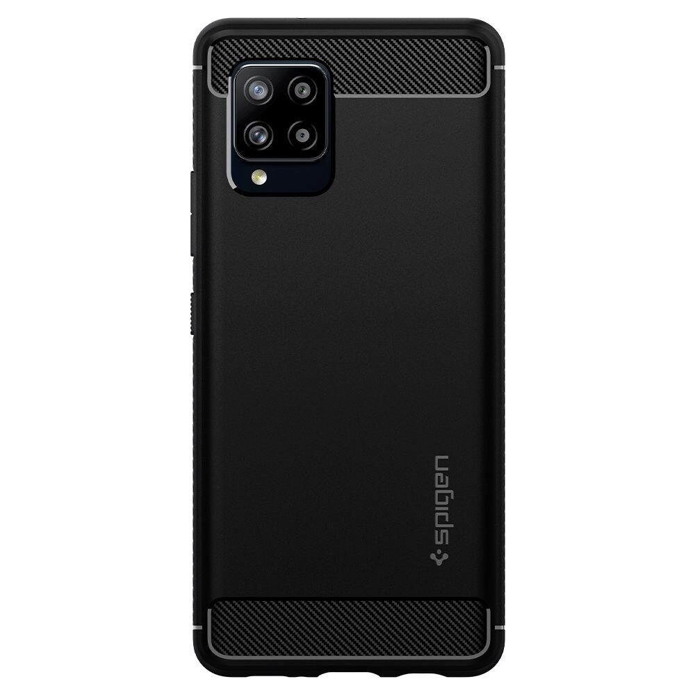 Husa Antisoc Spigen Rugged Armor pentru Samsung Galaxy A42 5G, Negru Mat