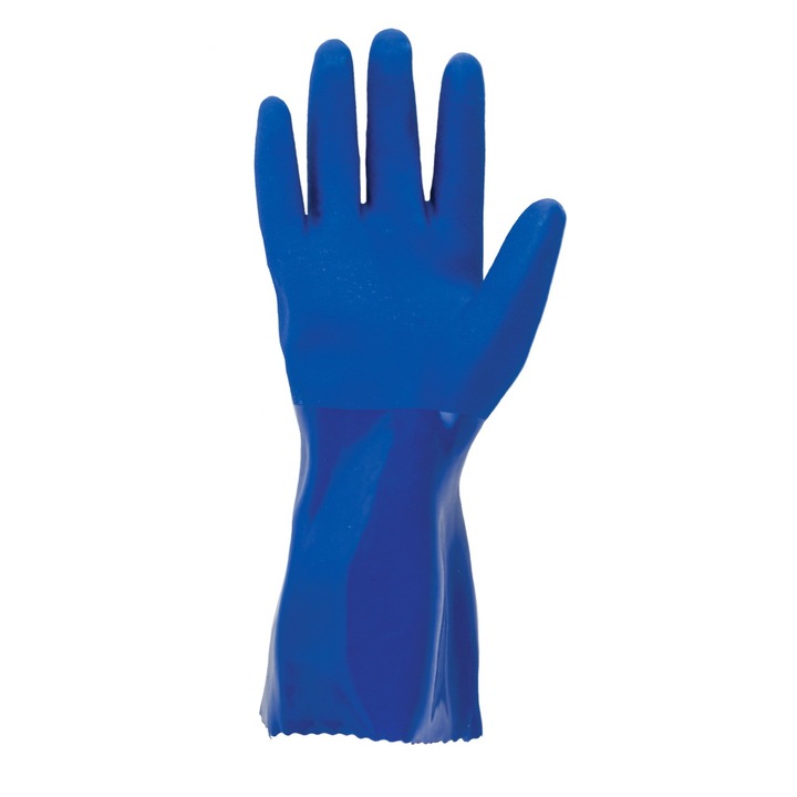 Vegyszerálló védőkesztyű 30cm (kék*, L) (A880BLUL)