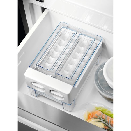 Combina frigorifica Electrolux EN6086MOX, 536 l, Clasa F, No Frost, Dozator apa, Afisaj LCD, Control touch, H 178 cm, Inox antiamprenta