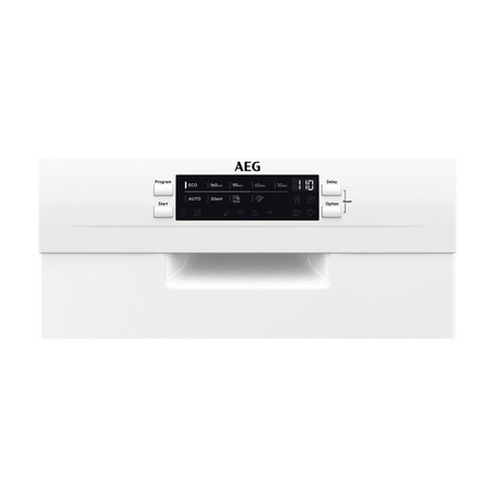 Masina de spalat vase AEG FFB62407ZW, 9 seturi, 9 programe, Clasa F, SatelliteClean, QuickLift, 45 cm, Alb