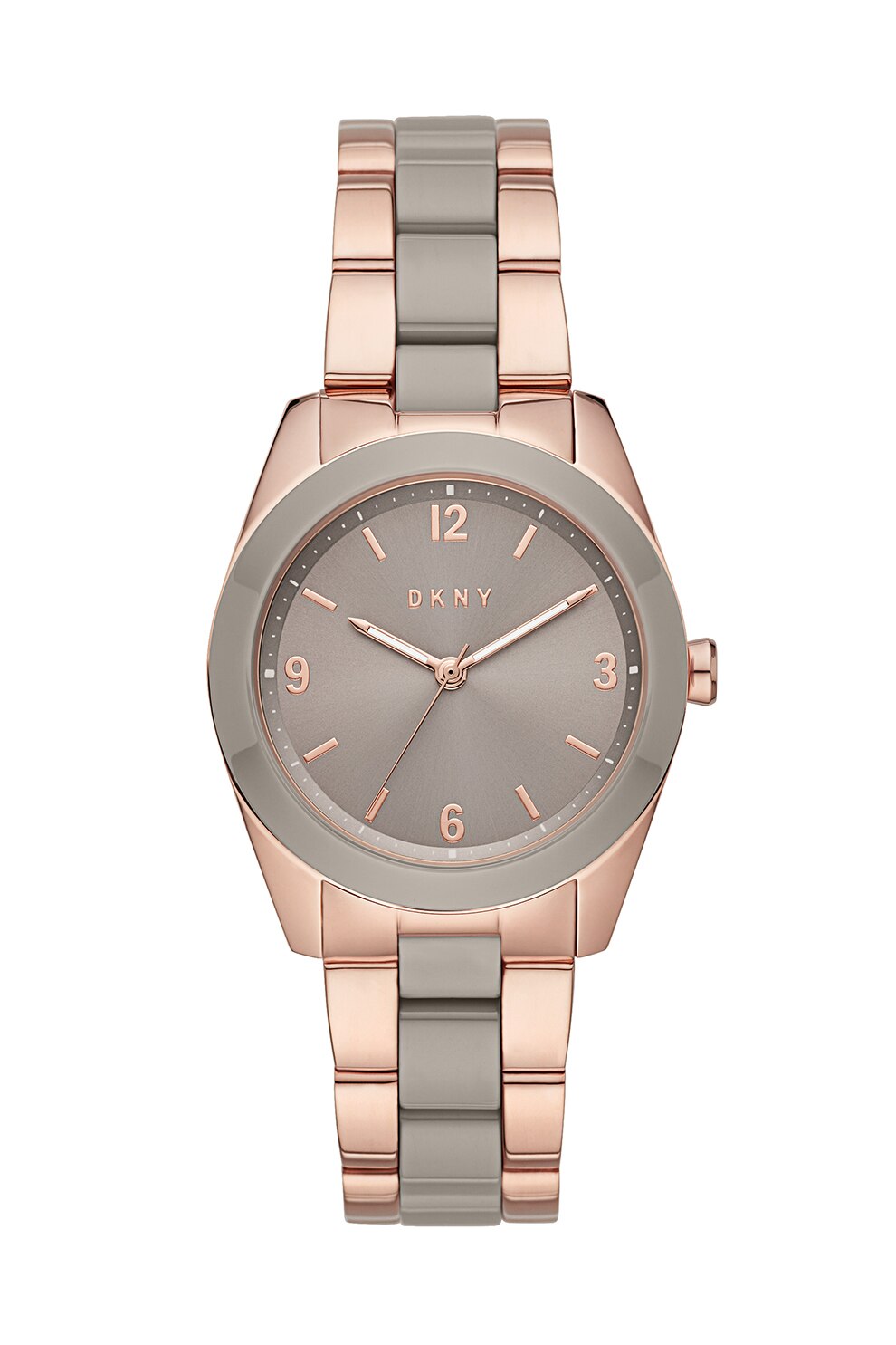 DKNY, Ceas cu bratara metalica Nolita, Auriu rose