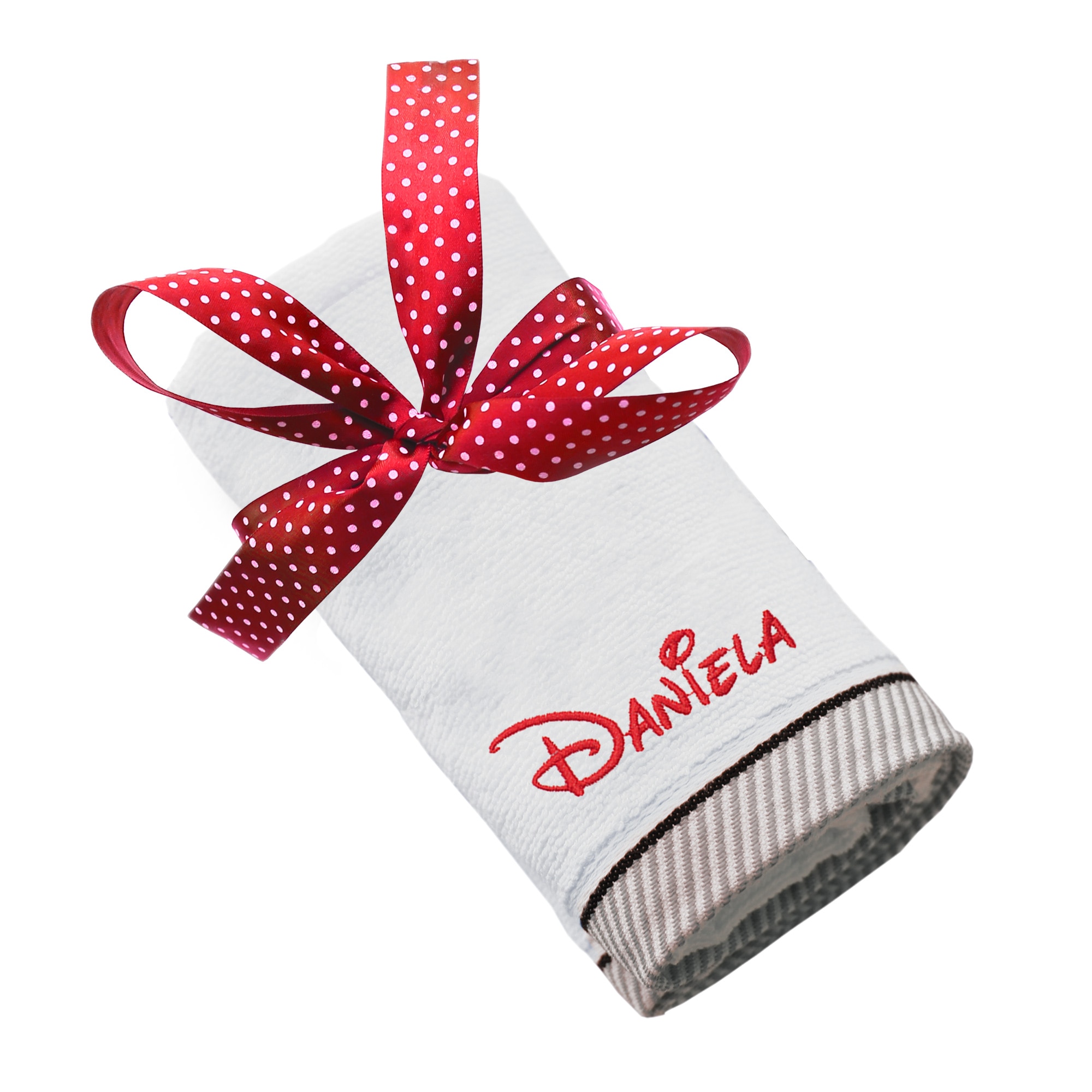 Prosop copii, LWS, bumbac, brodat, model nume Daniela, 30x50 cm