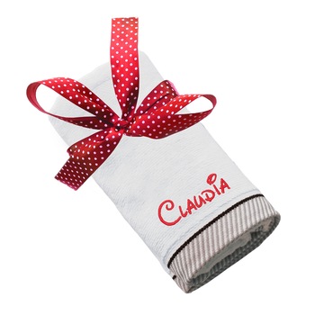 Prosop copii, LWS, bumbac, brodat, model nume Claudia, 30x50 cm Prosop copii, LWS, bumbac, brodat, model nume Claudia, 30x50 cm