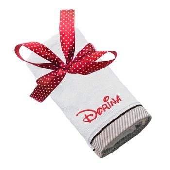 Prosop copii, LWS, bumbac, brodat, model nume Dorina, 50x100 cm Prosop copii, LWS, bumbac, brodat, model nume Dorina, 50x100 cm