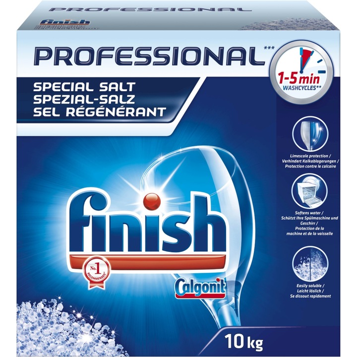 Sare pentru masina de spalat vase Finish professional 10 kg
