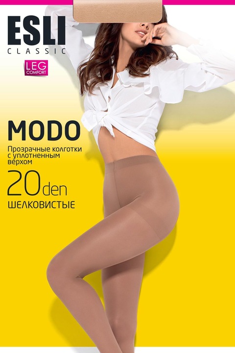 Ciorap subtire Esli Modo 20 Den, Conte Elegant, Negru