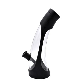 Bong sticla-silicon, Arch, Toro, 23 cm, Negru Bong sticla-silicon, Arch, Toro, 23 cm, Negru