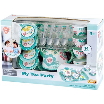 Set PlayGo - My Tea Party - Set Ceainic 14 piese Set PlayGo - My Tea Party - Set Ceainic 14 piese