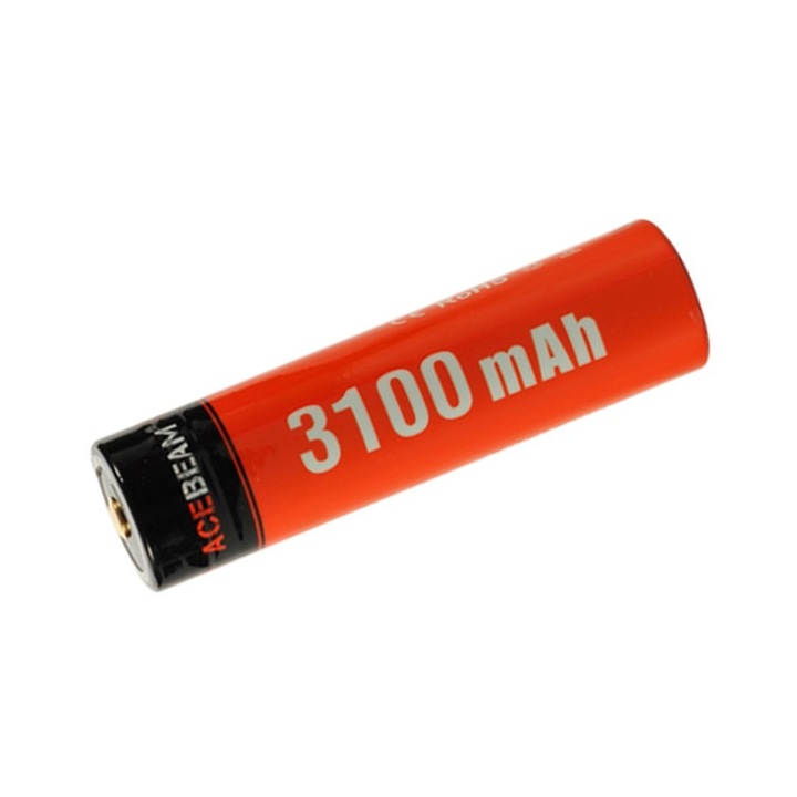 Acebeam IMR18650 akkumulátor USB töltőporttal, 3100 mAh, LED kijelző, 20A