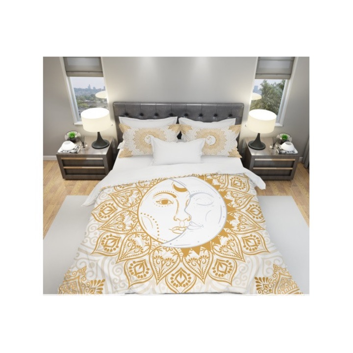 Спален Комплект Intermatrak Nicole Taneff G1238, Памучен Сатен, Единично Легло, С Чаршаф