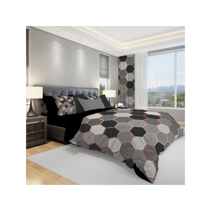 Спален Комплект Intermatrak Nicole Taneff G1071, Памучен Сатен, Единично Легло, Без Чаршаф