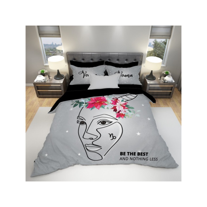 Спален Комплект Intermatrak Nicole Taneff G1001, Памучен Сатен, Единично Легло, Без Чаршаф