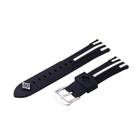 curea de silicon 22mm pentru ceas samsung galaxy watch 3 45mm galaxy watch 46mm gear s3 frontier huawei watch gt  gt 2 negru cu alb imagen 49_0_
0