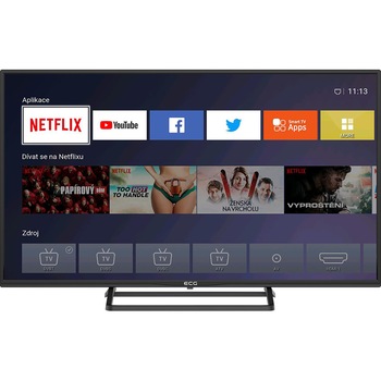 Televizor ECG 40 FS01T2S2, Smart LED TV, 102 cm,CI+,Full HD, 2X8W, Clasa A+ Televizor ECG 40 FS01T2S2, Smart LED TV, 102 cm,CI+,Full HD, 2X8W, Clasa A+