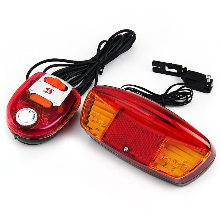 Комплект светлини за велосипед ProCart, LED, звънец с 8 мелодии, стоп светлини