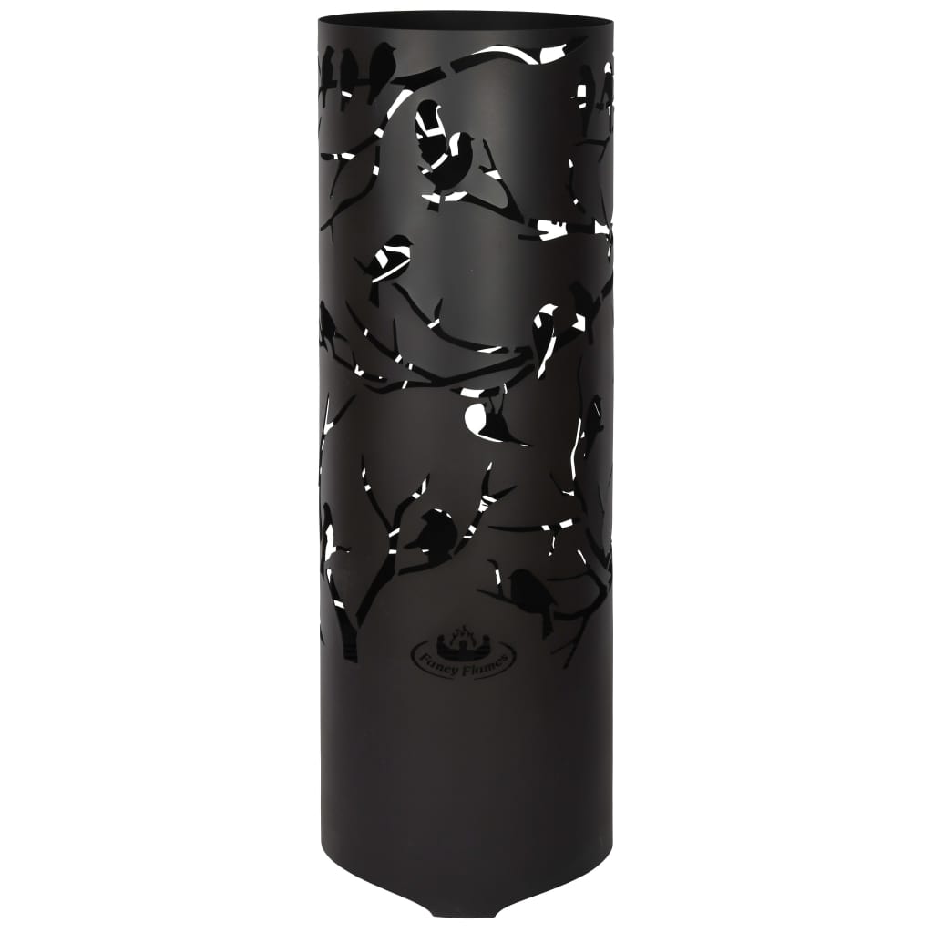Vatra de foc, Esschert Design, Otel, 39 x 118 cm, Negru