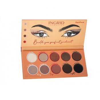 Paleta pentru fard de pleoape Ingrid Foxy Eyes 12 g Paleta pentru fard de pleoape Ingrid Foxy Eyes 12 g