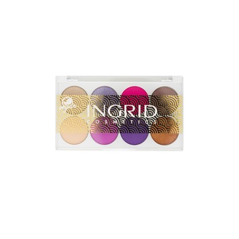Paleta farduri pleoape INGRID Cosmetics Candy Boom, Lila Rouge, 9.5 g Paleta farduri pleoape INGRID Cosmetics Candy Boom, Lila Rouge, 9.5 g