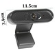 Camera Web cu microfon, HD 720P, My Web B8, auto corectie lumina si culoare, conectori USB si jack 3.5mm, lungime cablu 110 cm Functie reducere zgomot de fond