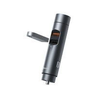 incarcator auto modulator fm audio bluetooth mp3 baseus 2 x usb 3a 18w quich delivery 30 gri imagen 1_0_
0