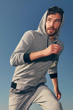 DeFacto, Hanorac cu buzunar kangaroo, Gri melange DeFacto, Hanorac cu buzunar kangaroo, Gri melange