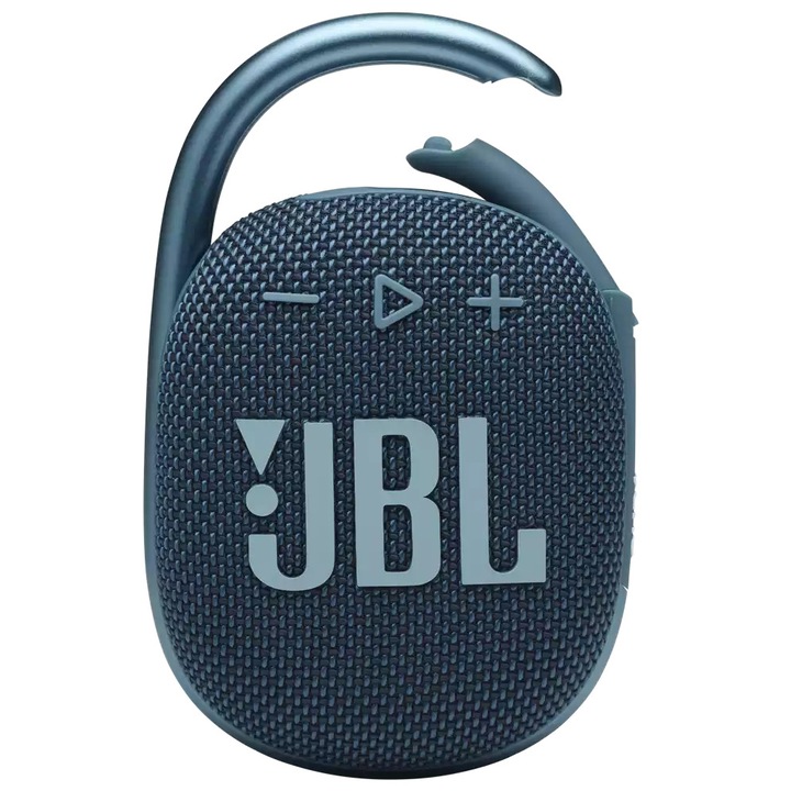 JBL Clip 4 Hordozható hangszóró, Bluetooth, IP67, 10H, Kék