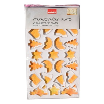 Decupator biscuiti model Craciun, 25 figurine Decupator biscuiti model Craciun, 25 figurine